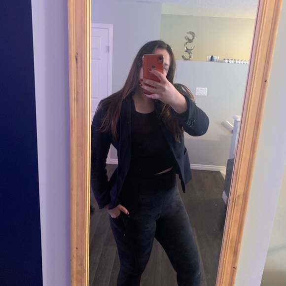 Navy Tommy Hilfiger Suit Jacket - Picture 4 of 4